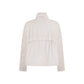 Gray Polyamide Full-Length Jacket