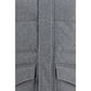 Gray Cashmere Full-Length Jacket