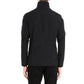 Black Polyester Full-Length Jacket