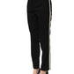 Black HighWaist Straight Dress Trouser Pants