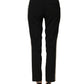 Black HighWaist Straight Dress Trouser Pants