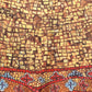 Multicolor Mosaic Print Crepe Cropped Trouser Pants