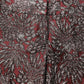Burgundy Grey Floral Jacquard Straight Pants