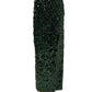 Green Sequin High Waist Pencil Cut Midi Skirt
