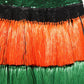 Multicolor Fringe Sequin High Waist Knee Length Skirt