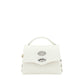 White Calf Leather Bos Taurus Shoulder Bag