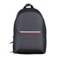 Blue Polyurethane Men's Backpack with Adjustable Straps