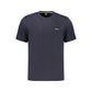 Blue Cotton Men's T-Shirt