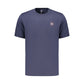 Blue Cotton Men's T Shirt