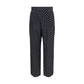 Black Silk Cropped Pants