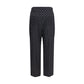 Black Silk Cropped Pants