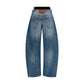 Blue Cotton Relaxed Fit Jeans