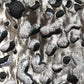 Silver Leopard Jacquard Mid Waist Mini Skirt