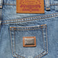 Blue Cotton High Waist Denim Hotpants Shorts