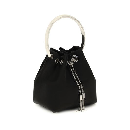 Black Cotton Shoulder Bag