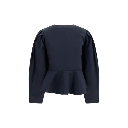 Black Cotton Blouse