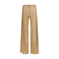 Gold Polyamide Casual Pants