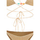 Gold Polyamide Bikini