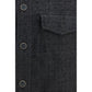 Black Cotton Full-Length Jacket