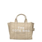 Beige Fabric Handbag
