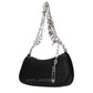 Black Leather Shoulder Bag
