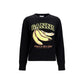 Black Cotton Sweatshirt