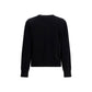 Black Cotton Sweatshirt