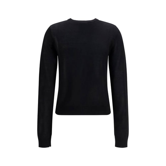 Black Cotton Cardigan