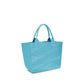 Blue Recycled Cotton Shoulder Bag