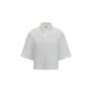 White Cotton Polo Shirt