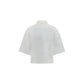White Cotton Polo Shirt