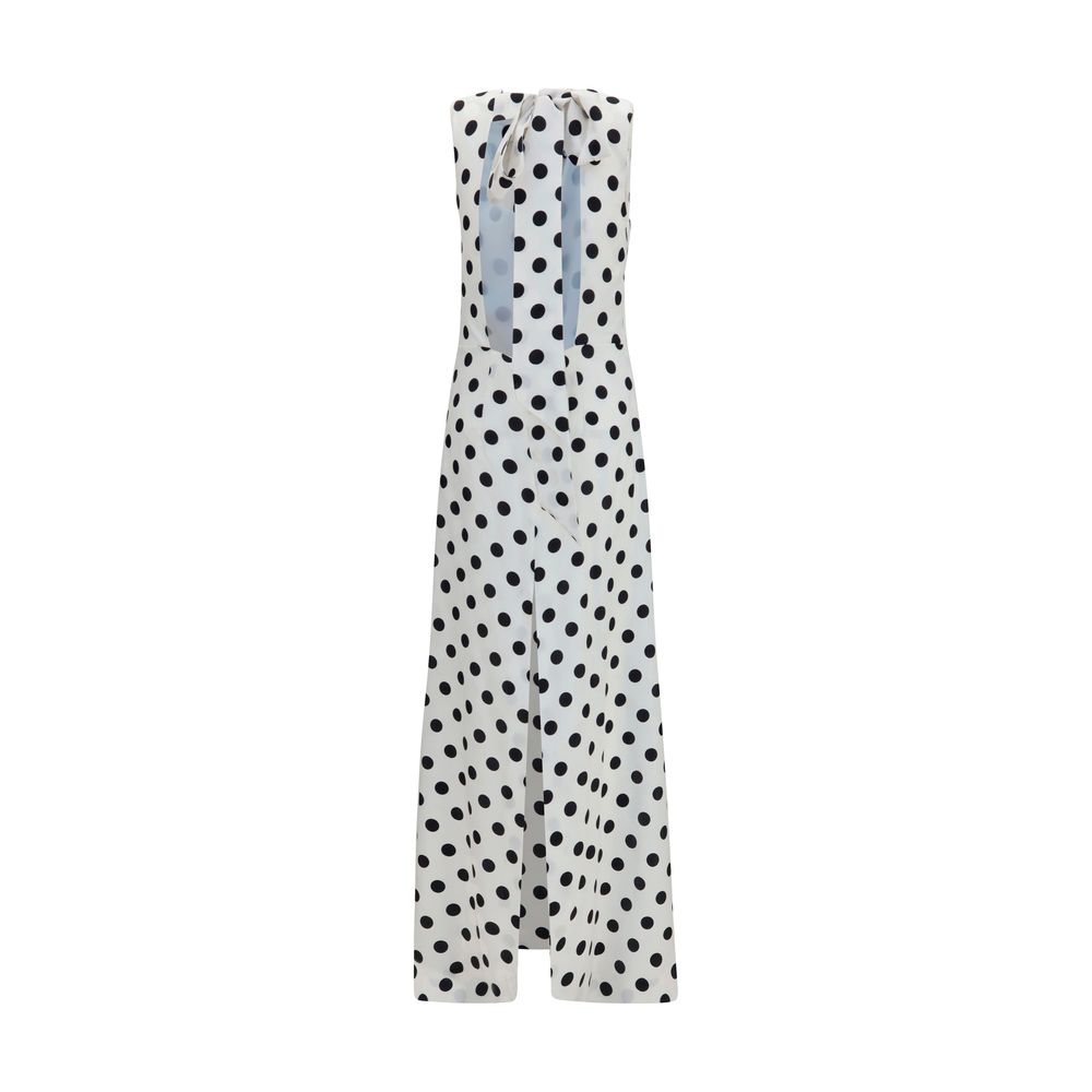 White Silk Long Dress