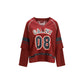 Bordeaux Polyester Sweatshirt