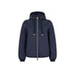 Blue Polyamide Full-Length Jacket