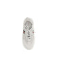 White Calf Leather Bos Taurus Low Top Sneakers