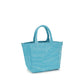 Blue Recycled Cotton Shoulder Bag