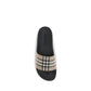 Black Rubber Slides