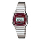 Silver Stainless Steel Digital Watch