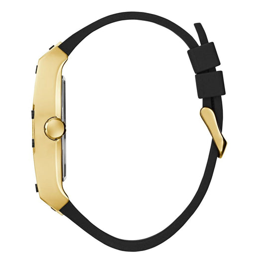 Black Synthetic Dress Watch