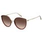 Brown Metal Sunglasses