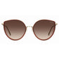 Brown Metal Sunglasses