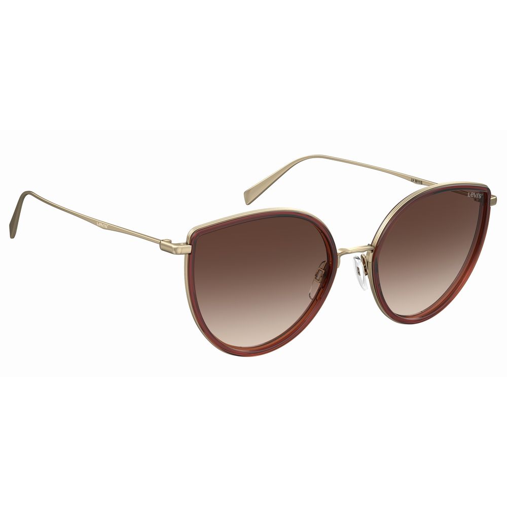 Brown Metal Sunglasses