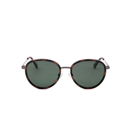 Brown Metal Sunglasses