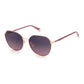 Rose Gold Metal Sunglasses