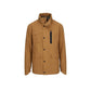 Brown Polyester Shell Jacket