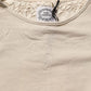 Beige Cotton Lace Detailing Round Neck Top