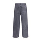 Black Cotton Relaxed Fit Jeans