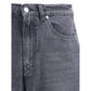 Black Cotton Relaxed Fit Jeans