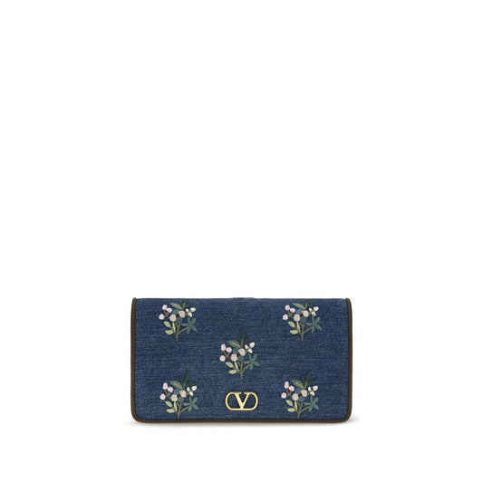 Blue Cotton Shoulder Bag