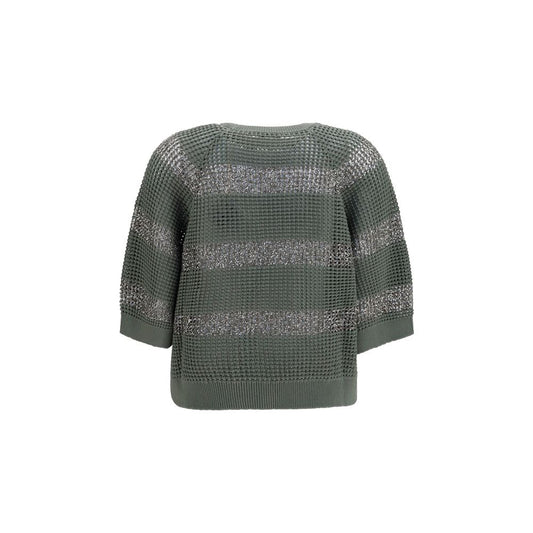 Bicolor Cotton Sweatshirt